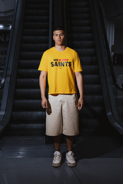 WE LOVE SAINTS T SHIRT