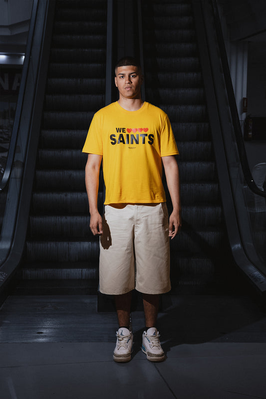 WE LOVE SAINTS T SHIRT